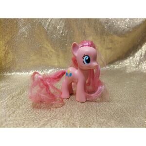 My Little Pony Pinkie Pie G4 Brushable Hair Hasbro, 2010 Pink Horse Toy Balloon